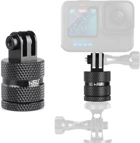 Hgp230bk Hsu Aluminum 1/4 Inch 20 Camera Mount 360 Degree