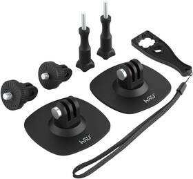Hgp232 Hsu Flexible Adhesive Mount Kit 3m Helmet Sticky Mounts Black