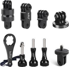 Hgp5617 Hsu All Aluminum Alloy Basic Adapter Grab Bag For Gopro Including 1/4 Black