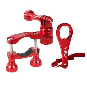 Hsu Hgp65r 0.6-1.3inch All-aluminum Bike/motorcycle Handlebars 360 Rotation Red