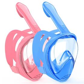 Hydiview 796288433295 Kids Snorkel Mask Full Face Snorkeling Gear For 2-14 With Camera Mount