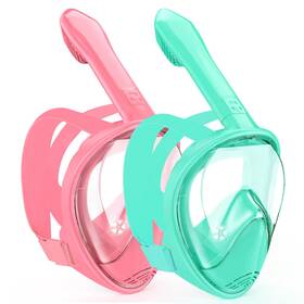 Hydiview 796288433325 Kids 2-14 Full Face Snorkel Mask With Camera Mount Anti-fog Anti-leak 180