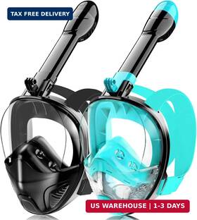Hydroview 796288208657 Full Face Snorkel Mask For Adults Teen Snorkeling Gear With Detachable Camera M