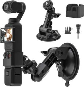 Dyd1086 Ieago Rc Suction Cup Mount For Dji Osmo Pocket 3 Action Camera Car Windshield Black