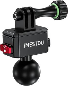 R22b Imestou Action Camera Riding Mount With Three-claw Joint For Gopro Black