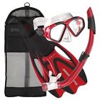 Inxqyz1s01 Divers Cozumel Snorkeling Set Adult Mask Proflex Fins 053242280075