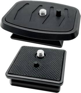 2pack-camera-screw-mounts-us Ioualey 2 Pack 41mm And 43mm Tripod Quick Release Plate Camera Black