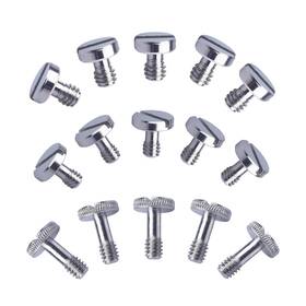 4ftft-20 Iskueal 194230338993 Xwell 1/4ftft-20 Slotted Screw For Quick Release Qr Plate 1/4 Inch 15 Piece Set