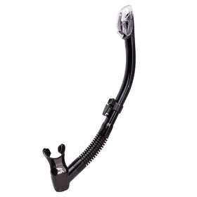 Sn204-bs Ist Used Dry-top Snorkel For Scuba Diving And Snorkeling - Black / Sn204-bs Ist Used Dry-top Snorkel For Scuba Diving And Snorkeling - Black /