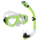 Ivasndrkitkidgryw Ivation Snorkel Mask Set Kids Snorkeling Double 840102153668