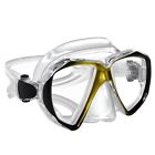 Ivmk2203bk Ivation Snorkel Mask Double Lens Diving Black 840102155976