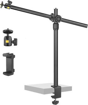 2dfpgyl Jebutu Os02xf Camera Desk Mount Webcam Stand With Overhead Articulating Black