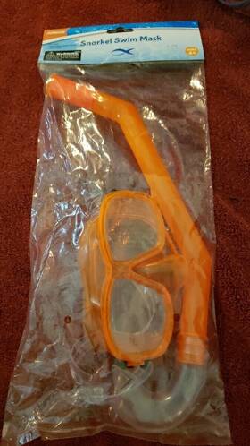 Junior 430001882075 2022 New Snorkel Swim Mask Set Orange