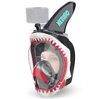 Junior Snorkel Mask Shark Black S M