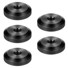 5393fxwc9681 Jxiwfvl 5 Pcs Thumb Nuts 2 Inches Diameter X 0.2 Height Black