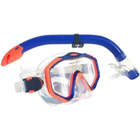 4204252 Land & Sea And Seahorse Junior Silicone Mask Snorkel Set Blue