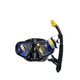 42058 Land & Sea And Black Mirror Mask Snorkel Set