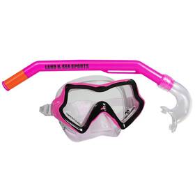 6103050100 Land & Sea And Starfish Mask/snorkel Junior Pink