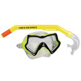 6103050320 Land & Sea And Starfish Junior Mask/snorkel Yellow