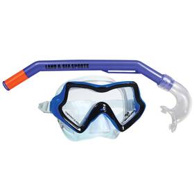 6103050550 Land & Sea And Starfish Junior Mask/snorkel Blue