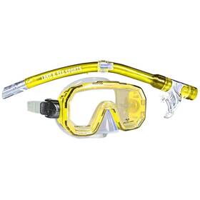 6103201320 Land & Sea And Kakadu Junior Silicone Mask Snorkel Set Yellow