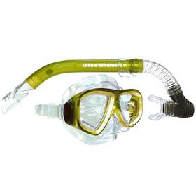 6103220320 Land & Sea And Tahiti Silitex Mask/snorkel Yellow