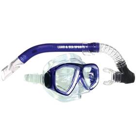 6103220553 Land & Sea And Tahiti Silitex Mask/snorkel Cobalt