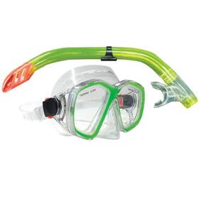 61040504 Land & Sea And Daintree Silicone Mask Snorkel Set Lime