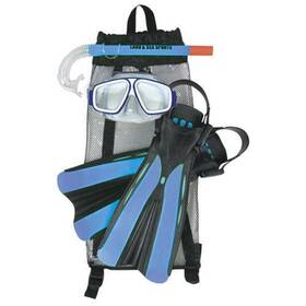 6116015 Land & Sea And Platypus Junior Snorkel Bag Blue
