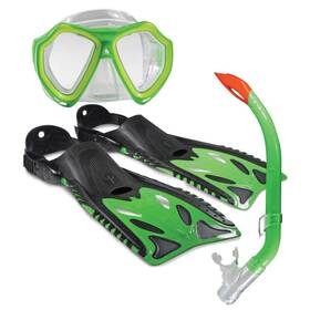 6116016064 Land & Sea And Nipper Complete Snorkelling Set Junior Lime