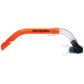 6201042230 Land & Sea And Clearwater Silicone Mouth Snorkel Orange