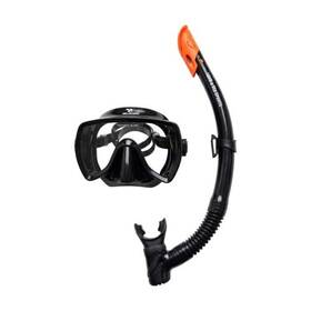 Land & Sea Sports 6103685900 And Black Tuna Frameless Mask Snorkel Set