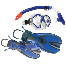 6116049825 Land & Sea Sports And Porpoise Youth Snorkel Set Blue