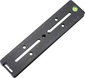 Leftfoto 774297997830 180mm Quick Release Plate With Double Arca Dovetails Precision Rail Black