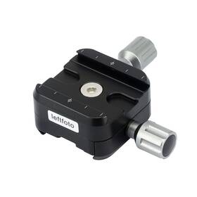 Zc-50cpb Leftfoto Quick Release Clamp For Arca Swiss Rrs Rail Plate Nodal Slide Black