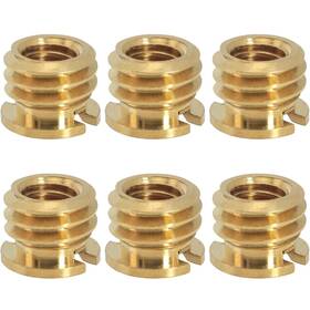 47624-dcp-6 Luorng 6pcs Dslr Camera Photography Tripod Ball Head Adapter Screw 1/4 To