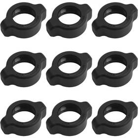 57391-brr-10 Luorng 10pcs Ball L 40mm/1.57in W 28.6mm/1.13in H 13.6mm/0.54in Black
