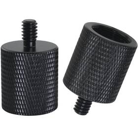 Luorng 63035-ftmtcs-b2 2pcs 5/8 Female To 1/4 Male Adapter 5/8-27 Black