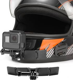 Nk-mhm-002 Lupholue Motorcycle Helmet Chin Mount Kits With Adhesive Curved Pads Compatible