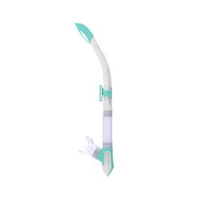 481053whasa Mares Ergo Splash Snorkel Dive Scuba Free Diving White/aqua