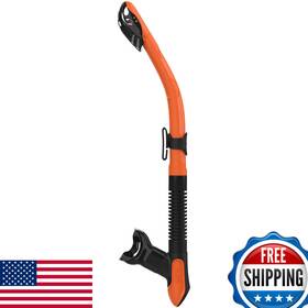 Mares B0d14f4h23 Unisex Adults Ergo Dry Snorkel - Durable Lightweight Scuba Diving