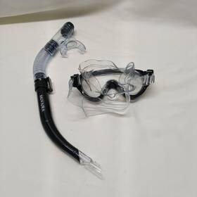 Divingmask001 Mavajra Snorkeling Set With 1pc Diving Mask Breathing Tube Tempered Glass