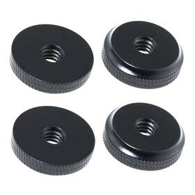 30613-hkg-4 Meetoot 4pcs 1/4ftft Aluminum Alloy Female Thumb Wheel Lock Nut Adapter Hot