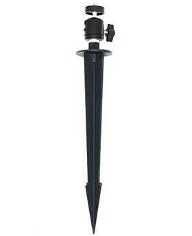 Sp-01 Meinuoke Lightweight Camera Ground Stake Spike Tripod Mount With 1/4ftft - 20 Ball Black