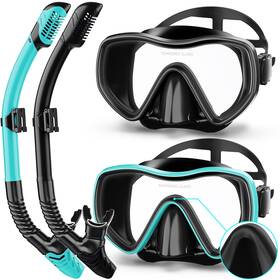 Melumilu 679065066612 Snorkeling Gear For Adults Dry Snorkel Set 180 Panoramic Wide View Anti-fog Melumilu 679065066612 Snorkeling Gear For Adults Dry Snorkel Set 180 Panoramic Wide View Anti-fog