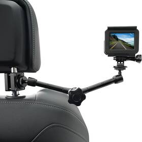 Mk76 Mippko Car Headrest Camera Mount For Gopro/insta 360 / Dji Black Mk76 Mippko Car Headrest Camera Mount For Gopro/insta 360 / Dji Black
