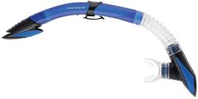 S04-blu Mirage Diamond Silicone Adult Snorkel Blue