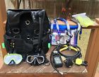 Multiple Divers Aqua Lung Scan Computer Seaquest Vest Sherwood Regulator