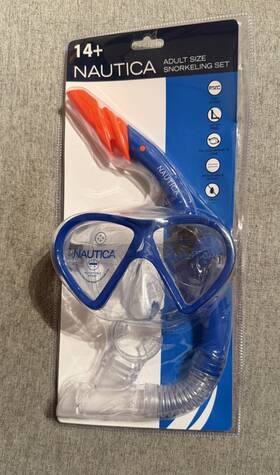 Nautica Bh112024 Snorkeling Set Adult Size 14