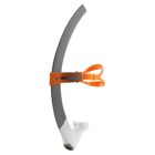 Sn2651008s New Michael Phelps Focus Snorkel-competition Swim Training White Grey Orange